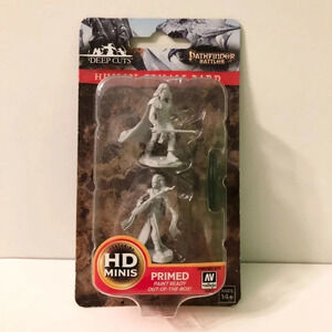 Pathfinder Battles Human Female Bard  HD Unpainted Miniatures Deep Cuts